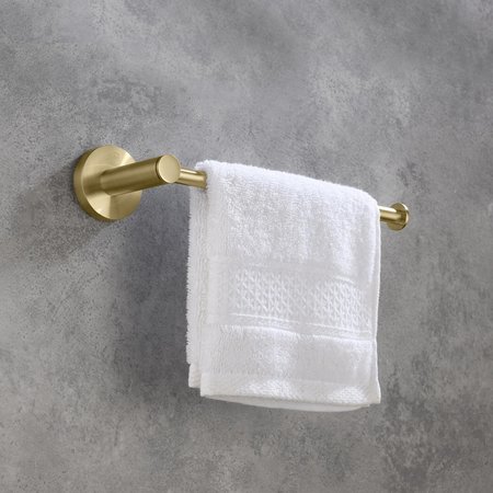 Kibi Circular 10 inch Bathroom Towel Bar KBA1403BG